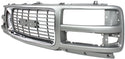 1996-2002 GMC Savana Van Grille, Painted-gray.