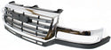 2003-2007 GMC Sierra Pickup Truck Grille, Chrome Shell.