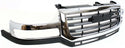 2003-2007 GMC Sierra Pickup Truck Grille, Chrome Shell.