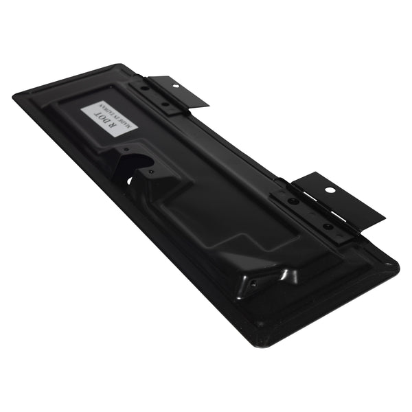 Black metal bracket on a white background. 1967-1972 Ford F-100 Pickup Glove Box Door