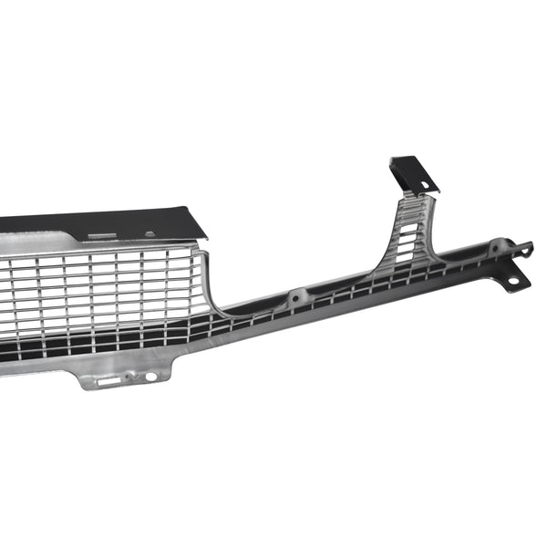 Metal car grille on a white background. 1968 Chevy SS Grille Black.