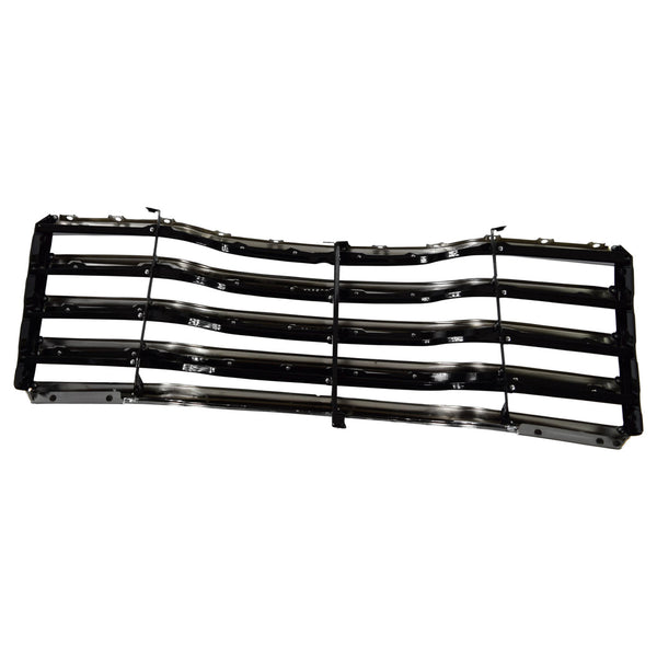 1947-1953 Chevy 1st Series Truck Grille Assembly Chrome with Black Backsplash Includes Mounting Brackets.