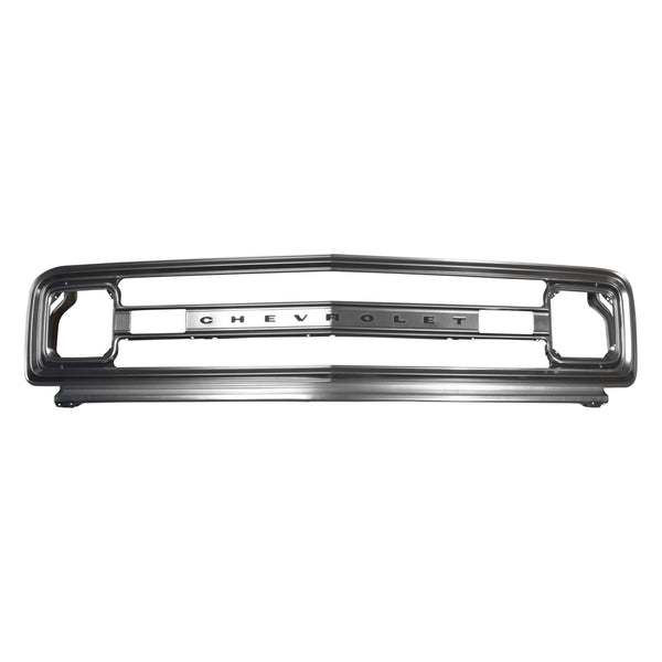1969-1970 Grille Shell Aluminum W/Letters With Grill Support.