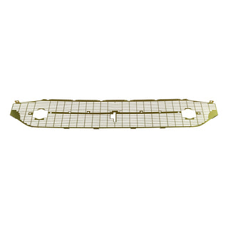 Metal grille on a white background. 1957 Chevy Gold Grille.