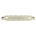 Metal grid on a white background. 1957 Chevy Gold Grille.