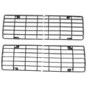 1970 Ford F-100 Pickup Chrome Grille Insert Pair.