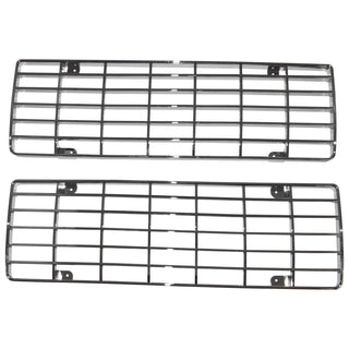 1970 Ford F-100 Pickup Chrome Grille Insert Pair.