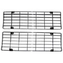 1970 Ford F-100 Pickup Chrome Grille Insert Pair.