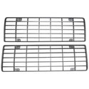 1970 Ford F-100 Pickup Grille Insert Pair Painted Silver.