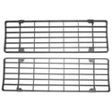 1970 Ford F-100 Pickup Grille Insert Pair Painted Silver.