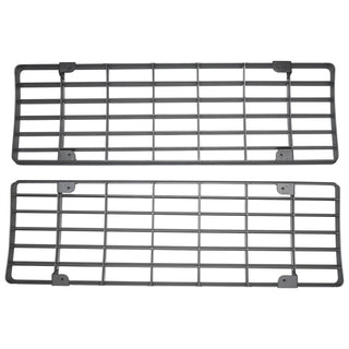 1970 Ford F-100 Pickup Grille Insert Pair Painted Silver.