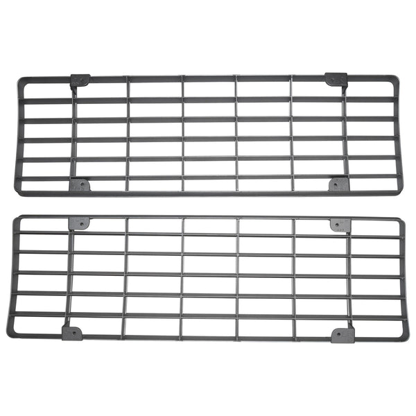 1970 Ford F-100 Pickup Grille Insert Pair Painted Silver.