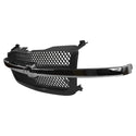 Black car grille on a white background. Chevy Grille Assembly Chrome.
