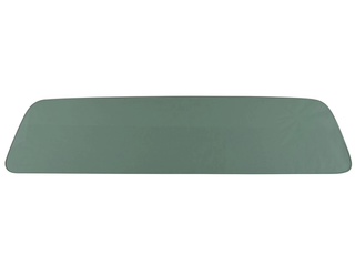 Rectangular green glass on a white background. 1967-1972 Ford F-100 Rear Window Glass Green Tinted.