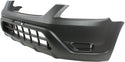 2002-2004 Honda CR-V Front Bumper Cover, Textured, w/o Fog Lamp Holes.