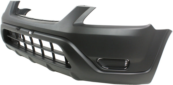 2002-2004 Honda CR-V Front Bumper Cover, Textured, w/o Fog Lamp Holes.