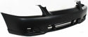 2000-2002 Hyundai Accent Front Bumper Cover, Primed, w/o Fog Lamp Hole.