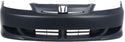 2003 Honda Civic Front Bumper Cover, Primed.