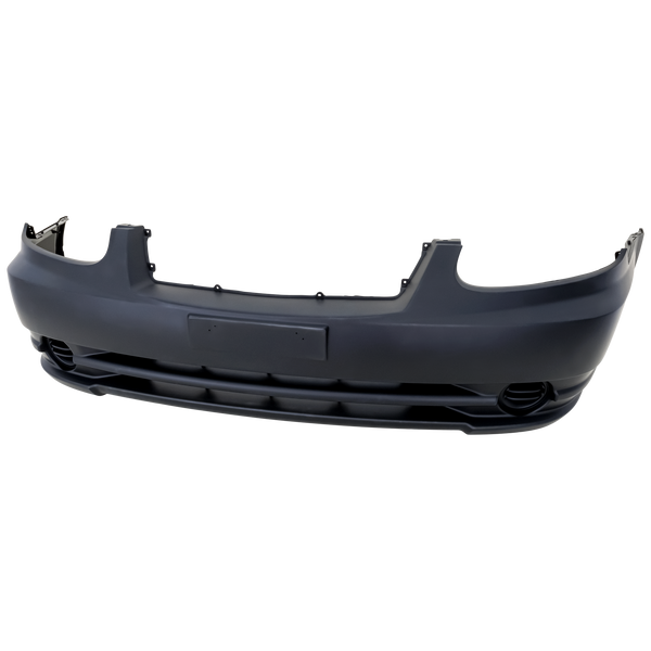 2003-2006 Hyundai Accent Front Bumper Cover, Primed, w/o Fog Light Hole.