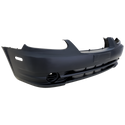 2003-2006 Hyundai Accent Front Bumper Cover, Primed, w/o Fog Light Hole.
