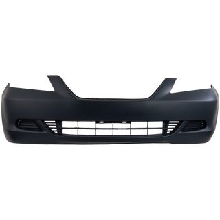 2005-2007  Honda Odyssey Front Bumper Cover, Primed, W/O Fog Lamp Holes.