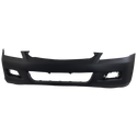 2006-2007  Honda Accord Front Bumper Cover, Primed, W/ Fog Lamp Hole - Capa.