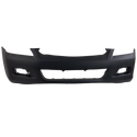 2006-2007  Honda Accord Front Bumper Cover, Primed, W/ Fog Lamp Hole - Capa.