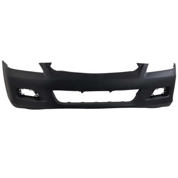 2006-2007  Honda Accord Front Bumper Cover, Primed, W/ Fog Lamp Hole - Capa.