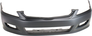 2006-2007 Honda Accord Front Bumper Cover, Primed, Coupe, w/fog Lamp Hole.