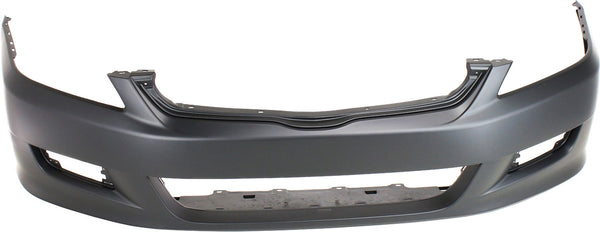 2006-2007 Honda Accord Front Bumper Cover, Primed, Coupe, w/fog Lamp Hole.
