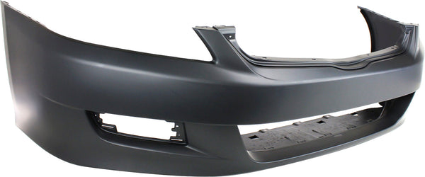 2006-2007 Honda Accord Front Bumper Cover, Primed, Coupe, w/fog Lamp Hole.