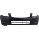 2008-2010 Honda Accord Front Bumper Cover, Primed, w/o Fog Lamp Hole.