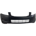 2008-2010 Honda Accord Front Bumper Cover, Primed, w/o Fog Lamp Hole.