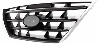 2004-2006 Hyundai Elantra Grille, Chrome Shell/Black.
