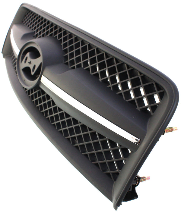 2005-2008 Hyundai Tucson Grille, Chrome Shell/Painted Black Insert.