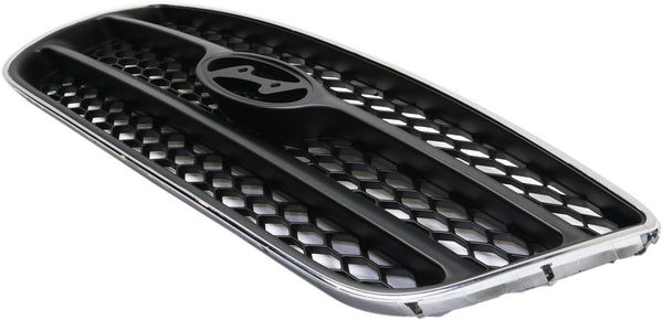 2007-2009 Hyundai Santa Fe Grille, Chrome Shell/Silver.