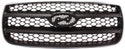 2007-2009 Hyundai Santa Fe Grille, Chrome Shell/Silver Black Insert.