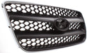 2007-2009 Hyundai Santa Fe Grille, Chrome Shell/Silver Black Insert.