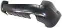 2005-2009 Hyundai Tucson Rear Bumper Cover, Primed, w/ 2 Muffler Hole.