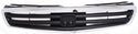 1999-2000 Honda Civic Grille,Chrome Shell/Black Insert.