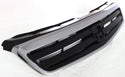 1999-2000 Honda Civic Grille,Chrome Shell/Black Insert.