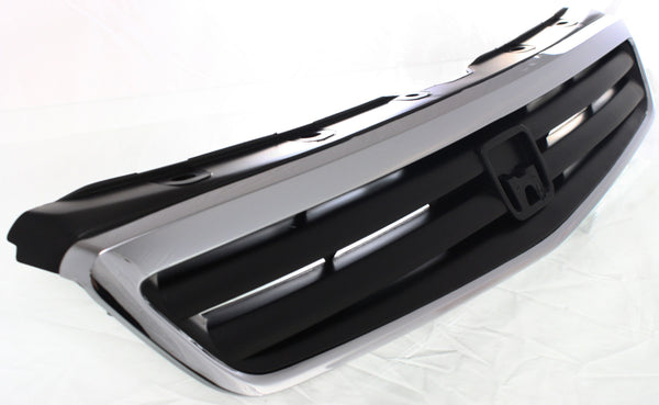 1999-2000 Honda Civic Grille,Chrome Shell/Black Insert.