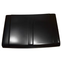 Black car hood on a white background. 1967-1972 Ford Hood.