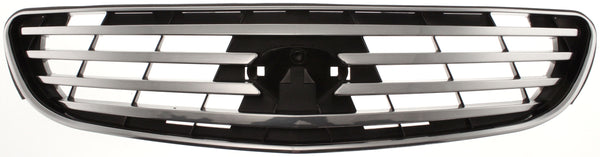 2002-2004 Infiniti I35 Grille, Chrome Shell/Dark Gray.
