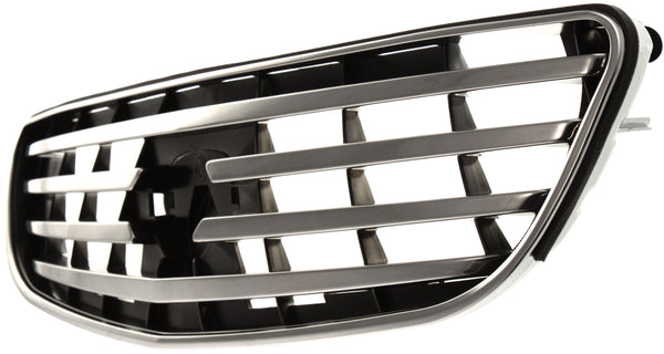 2002-2004 Infiniti I35 Grille, Chrome Shell/Dark Gray.