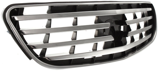 2002-2004 Infiniti I35 Grille, Chrome Shell/Dark Gray.