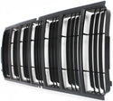 2002-2004 Jeep Liberty Grille, Insert, Plastic, Black.