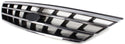 2000-2004 Kia Spectra Grille, Chrome Shell/Black.