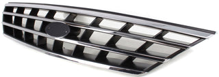 2000-2004 Kia Spectra Grille, Chrome Shell/Black.