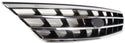 2000-2004 Kia Spectra Grille, Chrome Shell/Black.